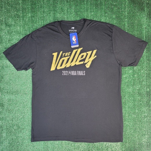 NWT Phoenix Suns Shirt XL Black 2021 NBA Finals The Valley - Picture 2 of 6